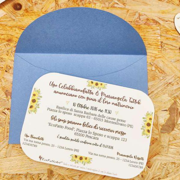 partecipazioni carta piantabile